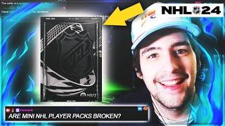 ARE MINI NHL PLAYER PACKS BROKEN? NHL 24 HUT PACK OPENING!