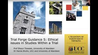 Prof. Shaun Treweek & Dr Hanne Bruhn - Trial Forge Guidance 5: Ethical issues in SWATs