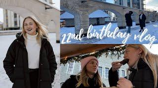 22ND BIRTHDAY VLOG I photoshoot, vegan treats, shopping