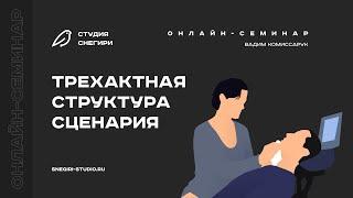 Трёхактная структура сценария. Семинар для сценаристов, писателей, драматургов, режиссеров