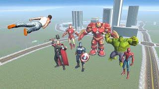 Franklin Play Avengers Mode in Indian Bike Driving 3D