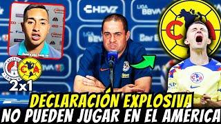 NO LO QUIERE EN EL EQUIPO. ¡ LA TV NO MOSTRÓ! CLUB AMÉRICA HOY I AMERICA VS SAN LUIS JORNADA 1