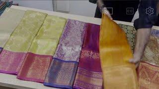 Semi Kanjivarm Sarees for festival l Saree shop in Bangalore #bengaluruvlogsinkannada