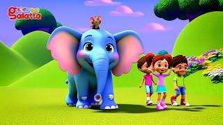 हाथी आ रहा है - Hathi Aa Raha Hai | Hindi Nursery Rhymes for Children | Galatta Kids| Elephant song