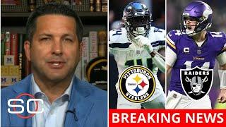 Adam Schefter latest on DK Metcalf to Steelers, Raiders trade for Sam Darnold after sign Maxx Crosby