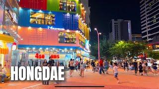 [4K HDR] Why Hongdae's Nightlife is the Best in Korea? | Seoul, South Korea (July 2024) #Hongdae