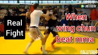 Real Kung fu fight: EP 31/ Wing chun vs MMA #wingchun #mma #fight / it's about gong fu