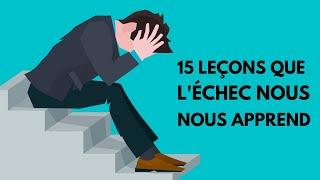 15 leçons que l'échec vous apprend | L'école de la Vie