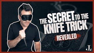 This ONE Crazy Thing is the Secret to the KNIFE card trick⁉️ #cardtrick #cardmagic #trick #magician