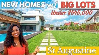 St Augustine FL NEW HOME Construction ON LARGE Property For Sale | St Augustine New Home