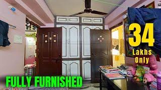 2bhk fully furnished flat for sale in hyderabad kukatpally || resale apartment #2bhk #hyderabad