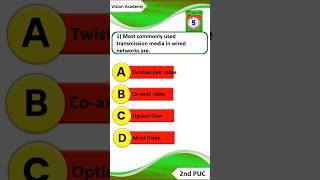 2nd puc computer science mcq questions part 33 #shorts