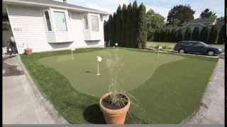 Synthetic Turf International Canada Putting Green Install