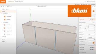 Cabinet Configurator – How do I split the width and height of fronts?  | Blum