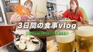 【食事vlog】酒飲みYouTuberの撮影しない3日間の食事に密着