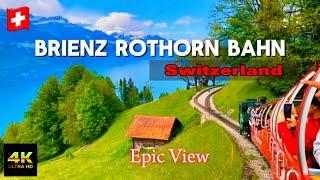 Most Beautiful Mountain Railway in Switzerland |Brienz Rothorn Bahn | Steam Train and Epic Views 