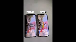 Iphone12pro vs iphone13 pubg open test