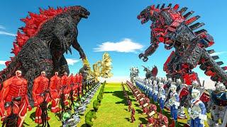 King Kong + Ghidorah + THERMONUCLEAR Godzilla vs MECHAGODZILLA + Kiryu + Gigan