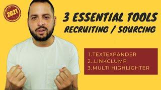 3 Essential Tech Recruiting / Sourcing Tools