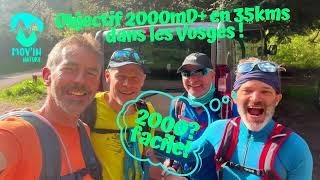 Objectif 2000m D+ en 30km dans les Vosges - Rando MOV’in Nature