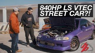 This 840HP Turbo LSVTEC EG Is the ULTIMATE Street Car