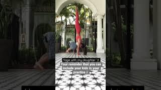 Yoga with kids #shorts