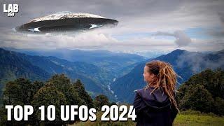 10 Unsettling Alien And UFO Sightings of 2024 caught on camera! Shocking Footage