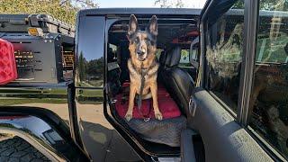 I Built A DIY Jeep Gladiator Seat Delete!