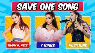 SAVE ONE SONG - Most Popular Singers EVER  | Music Quiz