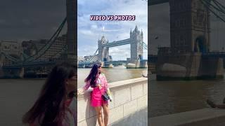 LONDON VIDEO VS PHOTO ️Thank you God trend️#youtubeshorts #travel #london