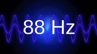 88 Hz clean pure sine wave BASS TEST TONE frequency