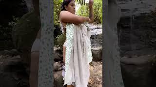 My bathing vlog new  Village bathing style| bigo live hot Periscope imo video