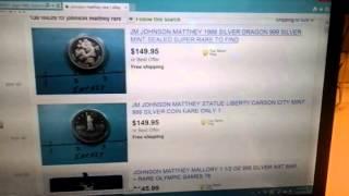 Finding rare Engelhard and Johnson Matthey items