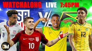 CONCACAF Nations League Quarterfinal| Second LIVE STREAM | U.SA Vs Jamaica | Watch Along | JFF | DTM