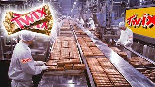 How TWIX Chocolate Bars are Actually Made in Factory | INSANE Twix Factory Journey