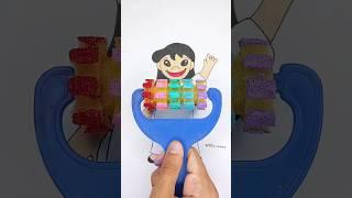 Lilo stitch Satisfying Acrylic Paint Roller Art ️ #disney #stitch #shorts