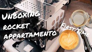 Unboxing my Rocket Appartamento Espresso Machine! | Home Espresso Machine