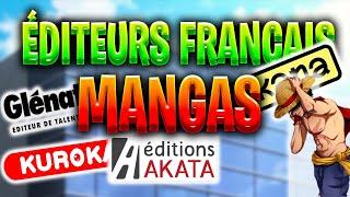 LES MAISONS D'ÉDITION EN FRANCE: MANGAS PARTIE 1:  @akata, KANA,  @glenatmangaofficiel3371,  @KurokawaChannel