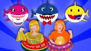 아기 상어 무지개 baby shark   rainbow | Anuta Kids Channel 에서 한국어