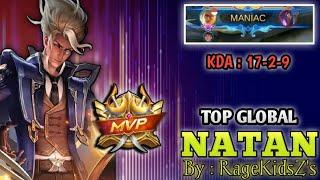 Natan MVP - Best Build - Gameplay Top Global Natan by RageKidsZ's - mlbb