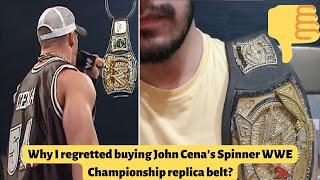 Why I regretted buying John Cena's Spinner WWE Championship toy belt? | Abhilash Vlogs