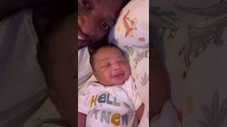 A smile for daddy ️-original audio _BMM #newborn #baby