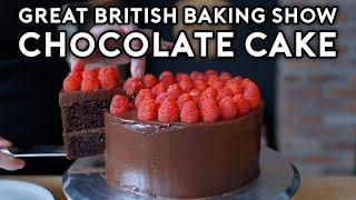 Chocolate Fudge Cake from The Great British Baking Show | Binging with Babish