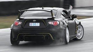 350hp Toyota GT86 with GReddy Turbo Kit - Drifting & Lovely Flutter Sound