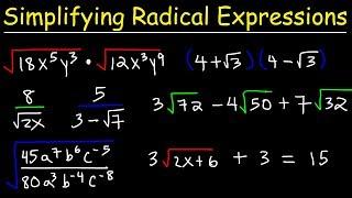 Simplifying Radical Expressions - Practice Problems