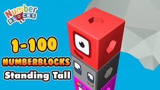 Numberblocks Standing Tall 1 vs 100 - Count 1 to 100 Song | Learn to Count Big Numbers!