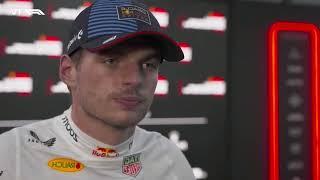 Max Verstappen Post FP2 Interview | Singapore GP24