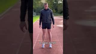 3 EXERCISES to IMPROVE your RUNNING SPEED #running #runner #physio