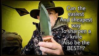 The Absolute Best Knife Sharpening Method - Cheap - Easy