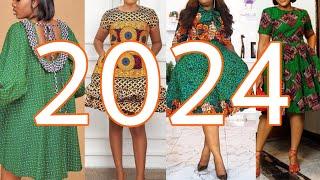 Trendy Ankara Short Gown Styles 2024 | New & Stylish Ankara Dresses for African Women